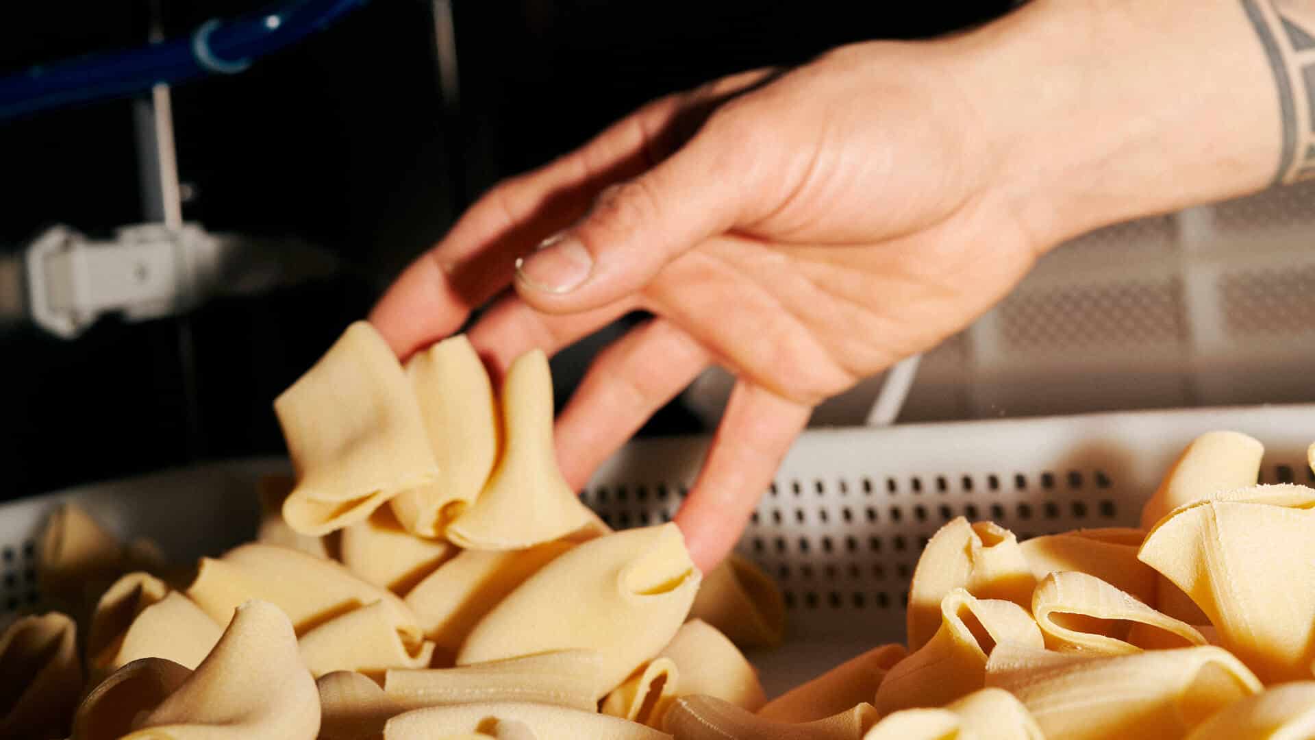homemade pasta - pucis
